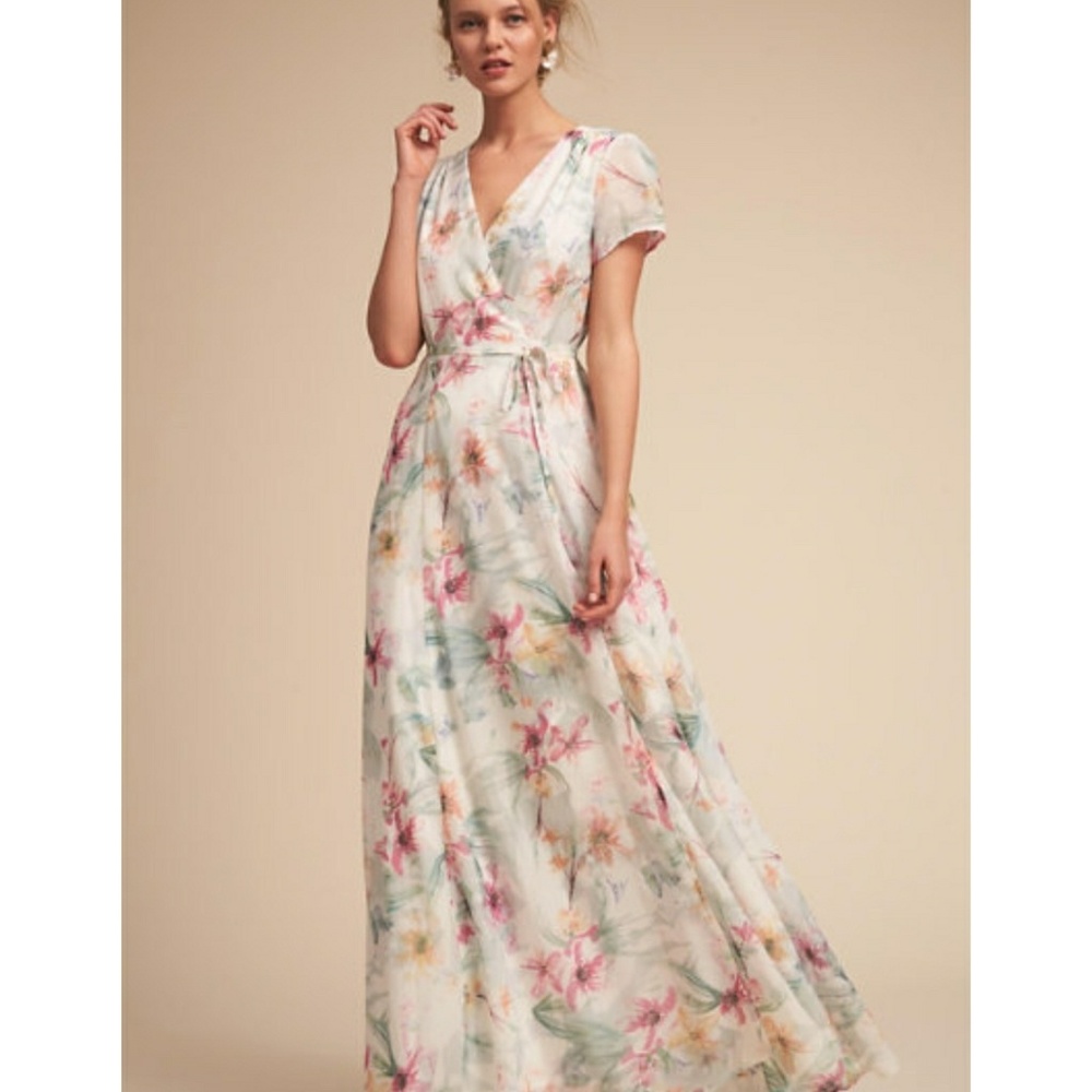 Bhldn calypso dress Altered  (shortened 2in)